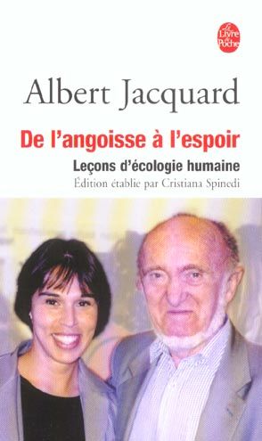 Emprunter De l'angoisse à l'espoir / Leçons d'écologie humaine livre