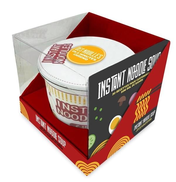 Emprunter Instant noodle soup. Coffret avec 1 cup à ramen et 1 livre de recettes livre