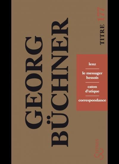 Emprunter Lenz %3B Le messager hessois %3B Caton d'Utique %3B Correspondance livre