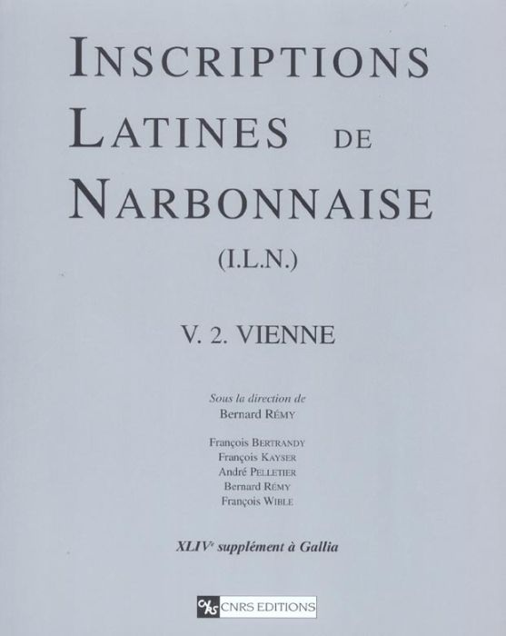 Emprunter Inscriptions latines de Narbonnaise (ILN). Volume 2, Vienne livre