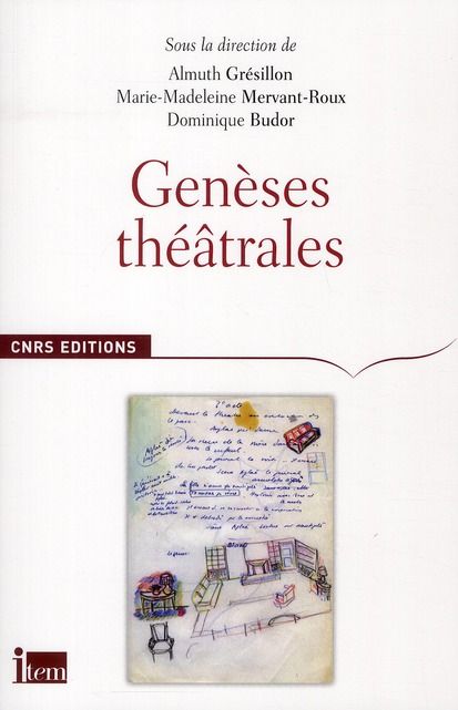 Emprunter Genèses théâtrales livre