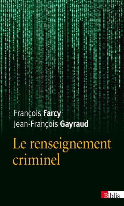 Emprunter Le renseignement criminel livre