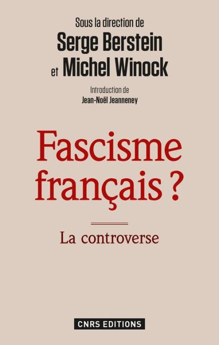 Emprunter Fascisme français ? La controverse livre