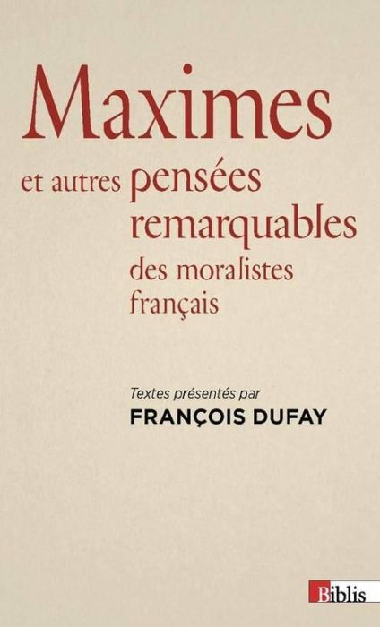 Emprunter Maximes et autres pensées remarquables livre