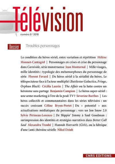 Emprunter Télévision N° 9/2018 : Troubles personnages livre