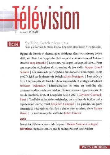 Emprunter Télévision 13. Youtube, Twitch et les autres livre