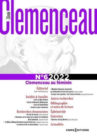 Emprunter L'année Clemenceau N° 6, 2022 : Clemenceau au féminin livre