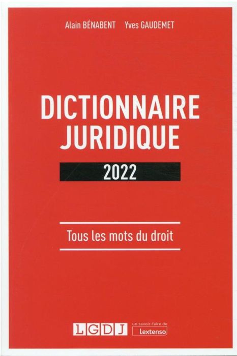 Emprunter Dictionnaire juridique 2022 livre