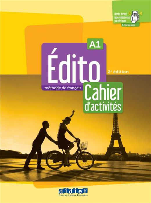 Emprunter Edito A1 Méthode de français. Cahier d'activités + didierfle.app, 2e édition livre