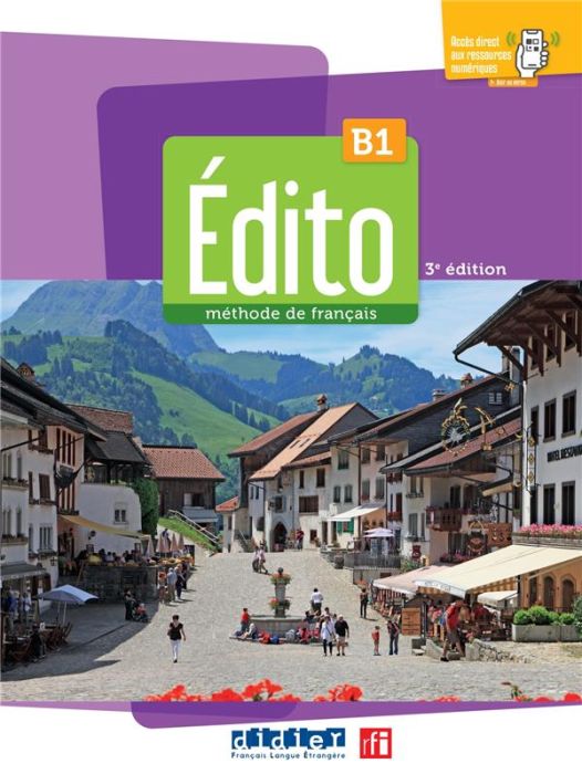 Emprunter Edito B1. Livre de l'élève + didierfle.app, 3e édition livre