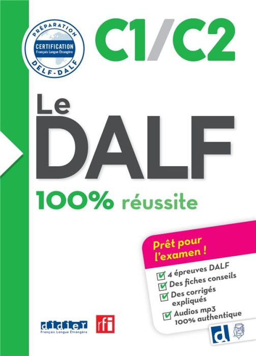 Emprunter Le DALF C1/C2 100% réussite livre