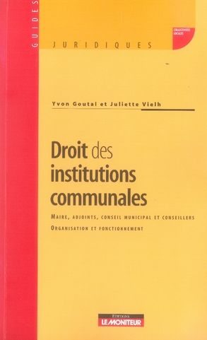 Emprunter Droit des institutions communales livre