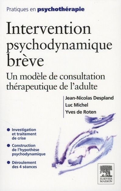 Emprunter Intervention psychodynamique brève. Un modèle de consultation thérapeutique chez l'adulte livre