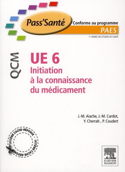 Emprunter Initiation à la connaissance du médicament UE 6. QCM livre