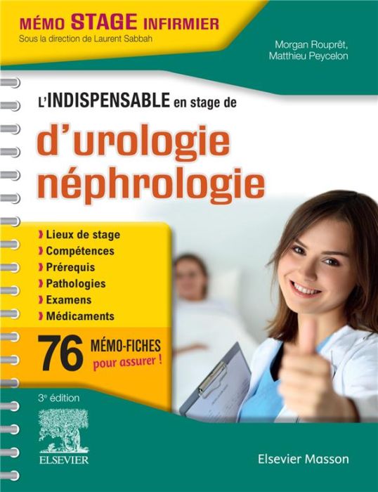 Emprunter L'indispensable en stage d'urologie-néphrologie. 76 mémo-fiches, 3e édition livre