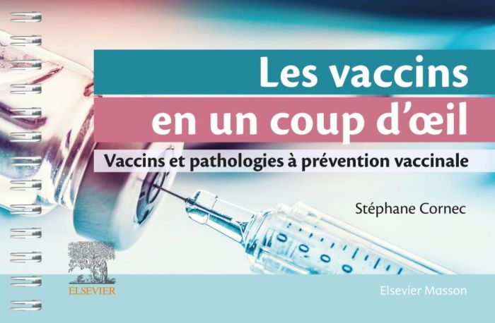 Emprunter Les vaccins en un coup d'oeil. Vaccins et pathologies à prévention vaccinale livre