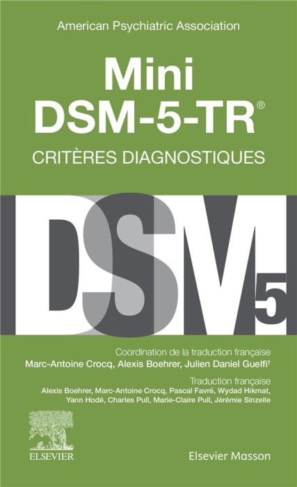 Emprunter Mini DSM-5. Critères diagnostiques livre