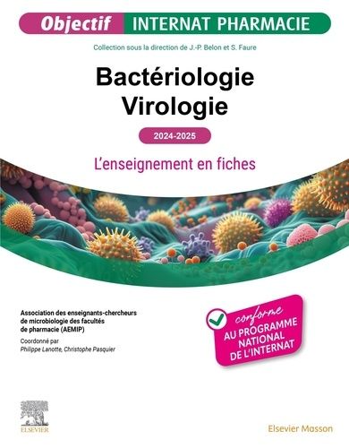 Emprunter Bactériologie - Virologie. L'enseignement en fiches, Edition 2024-2025 livre