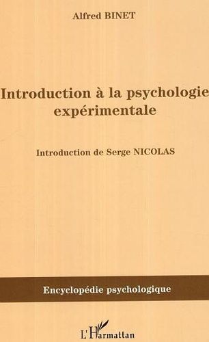 Emprunter Introduction à la psychologie expérimentale (1894) livre