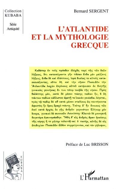 Emprunter L'Atlantide et la mythologie grecque livre