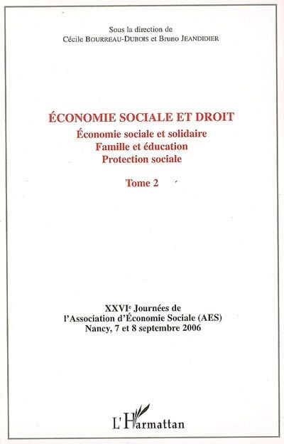 Emprunter Economie sociale et droit. 2, Economie sociale et solidaire livre