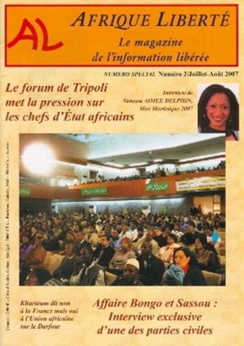 Emprunter Afrique Liberté N° 2, Juillet-Août 2007 livre