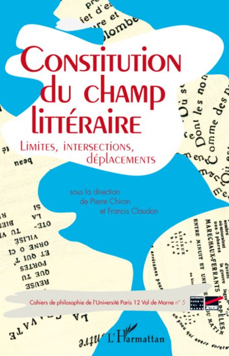 Emprunter Cahiers de philosophie de l'Université Paris 12 Val de Marne N° 5 : Constitution du champ littéraire livre