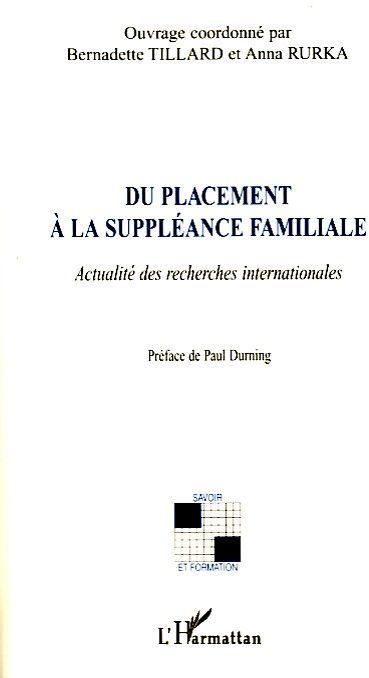 Emprunter Du placement à la suppléance familiale. Actualité des recherches internationales livre