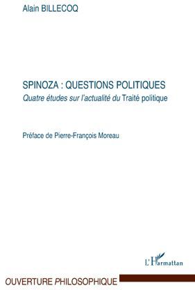 Emprunter Spinoza : questions politiques. Quatre études sur l'actualité du Traité politique livre