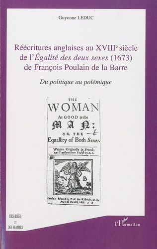 Emprunter Réecritures anglaises au XVIIIe siècle de l'Egalité des deux sexes (1673) de François Poulain de la livre