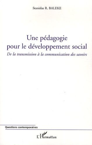 Emprunter Une pédagogie pour le développement social livre