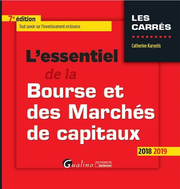 Emprunter L'essentiel de la bourse et des marchés de capitaux livre