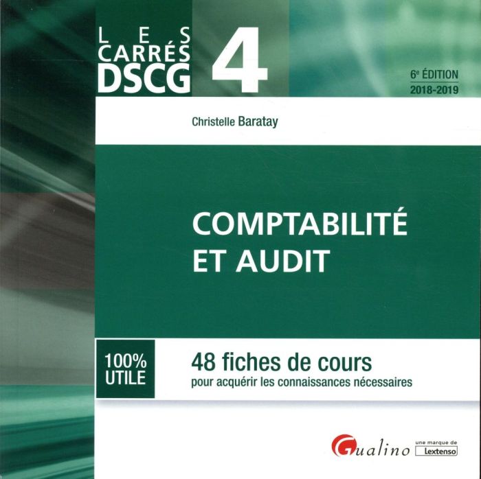 Emprunter Comptabilité et audit 2018-2019 / 48 fiches de cours pour acquérir les connaissances nécessaires livre