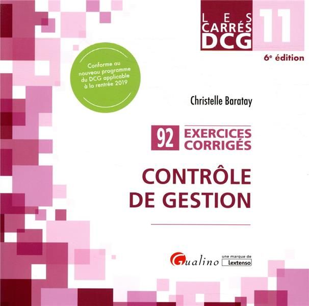 Emprunter Contrôle de gestion - 92 exercices corrigés livre