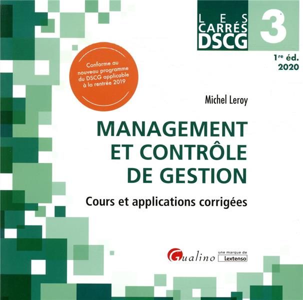 Emprunter Management et contrôle de gestion - Cours et applications corrigées livre