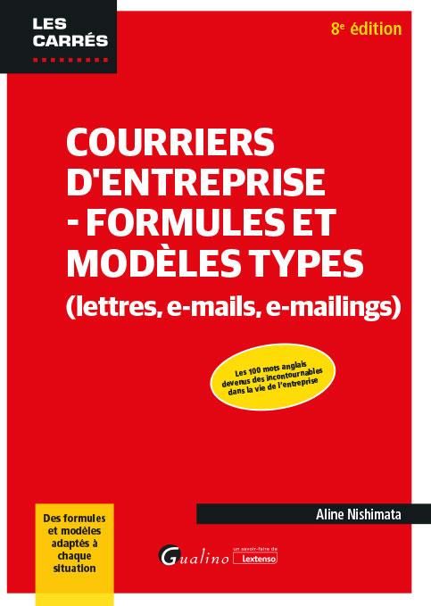 Emprunter Courriers d'entreprise - Formules et modèles types livre