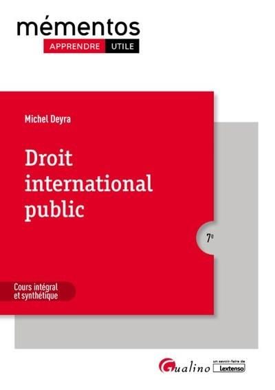 Emprunter DROIT INTERNATIONAL PUBLIC livre