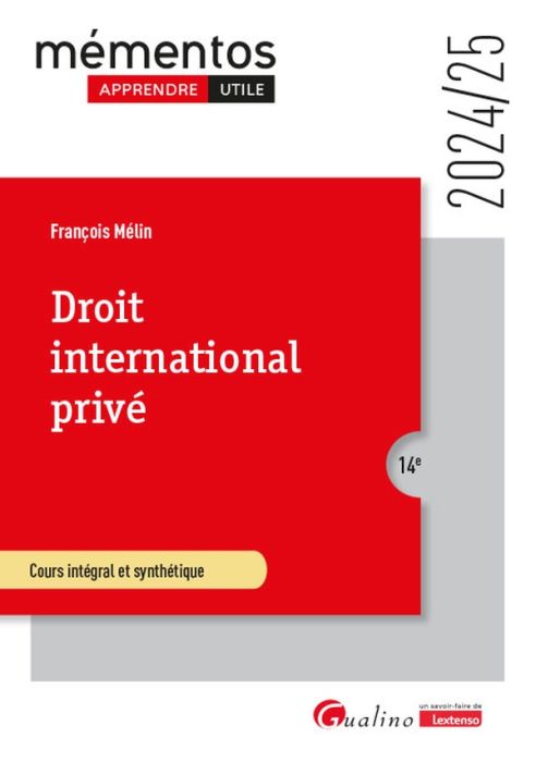 Emprunter Droit international privé 2024 2025 livre