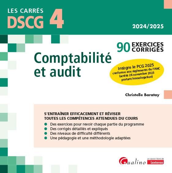 Emprunter Comptabilité et audit 2024/2025 90 exercices corrigés livre