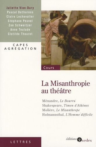 Emprunter La Misanthropie au théâtre livre