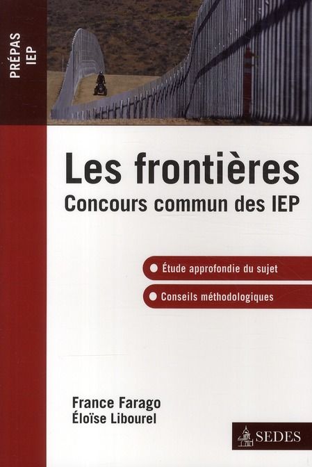 Emprunter Les frontières. Concours commun des IEP livre