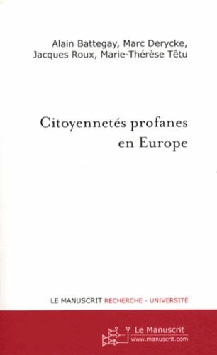 Emprunter Citoyennetés profanes en Europe livre