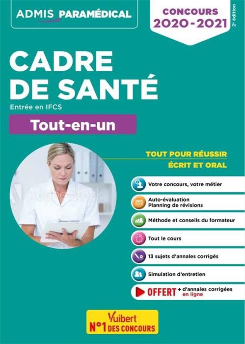 Emprunter Concours cadre de santé - Entrée en IFCS. Tout-en-un, Edition 2020-2021 livre