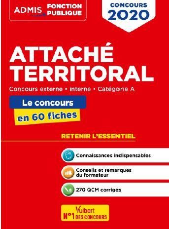 Emprunter Attaché territorial externe, interne, catégorie A. Cours et QCM en 42 fiches livre