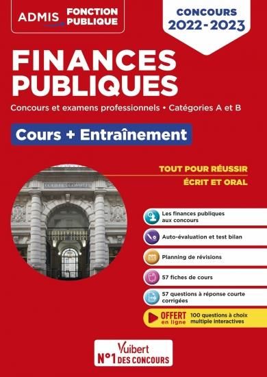 Emprunter Finances publiques Concours et examens profesionnels catégories A et B. Cours + Entraînement, Editio livre