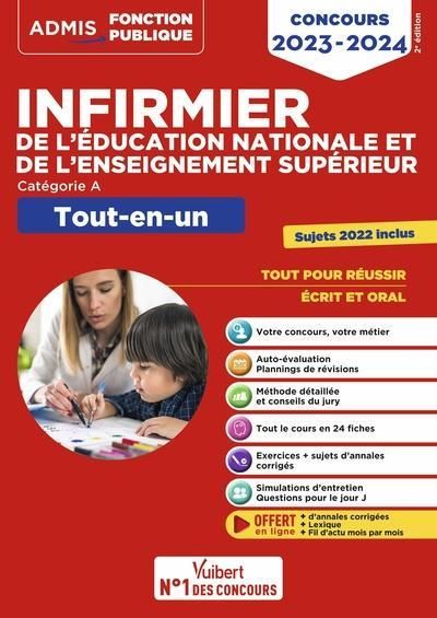 Emprunter Infirmier de l'éducation nationale et de l'enseignement supérieur. Catégorie A, Edition 2023-2024 livre