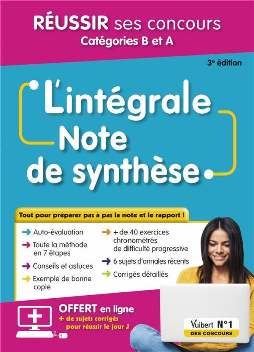 Emprunter L'intégrale de la Note de synthèse. Fonction publique Catégories B et A, 3e édition livre