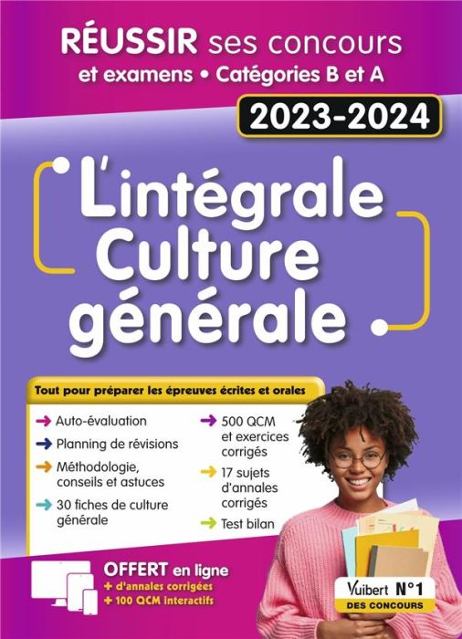 Emprunter L'intégrale culture générale. Catégories B et A, Edition 2023-2024 livre