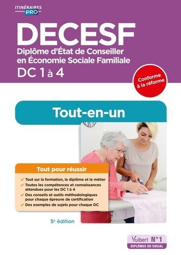 Emprunter DECESF DC 1 à 4. Diplôme d'Etat de Conseiller en économie sociale familiale, 5e édition livre