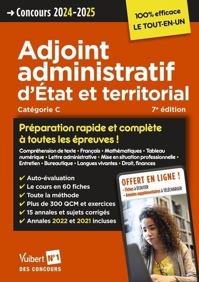 Emprunter Adjoint administratif d'Etat et territorial. Catégorie C, Edition 2024-2025 livre